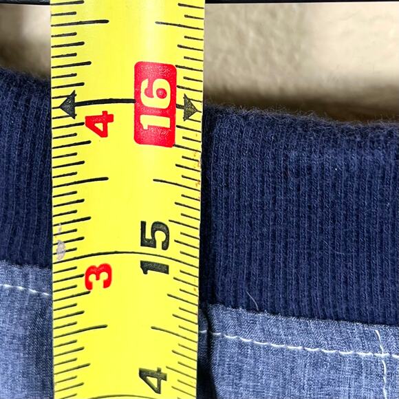 Halcyon Womens Blue Mid Rise Pull On Shorts Size M Stretch-Waist - Picture 7 of 12